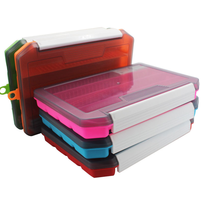 Fishing Lure Box - Altı Renkli Tek Katmanlı Yem Kutusu