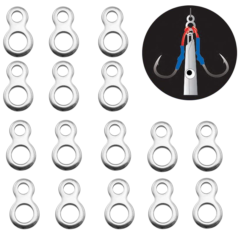 10-50 adet paslanmaz çelik bal - Fishing Lure Accessories incelemesi ve fiyatı