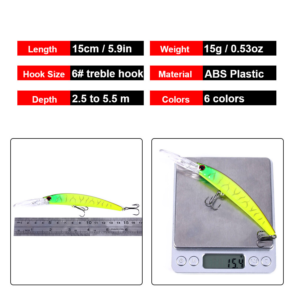 1 adet 15cm 15g derin dalış Je - Fishing Lure Swimbait incelemesi ve fiyatı