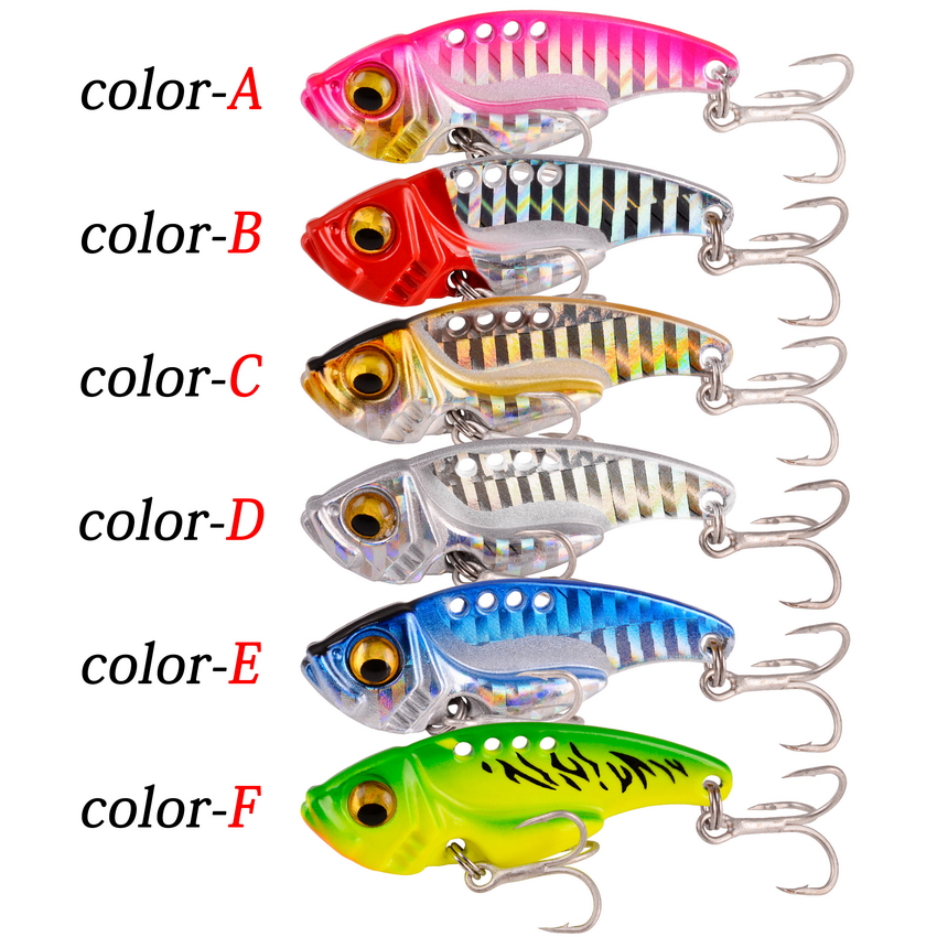 6 adet/grup 7/10/15/20G sert M - Fishing Lure Blade Bait incelemesi ve fiyatı