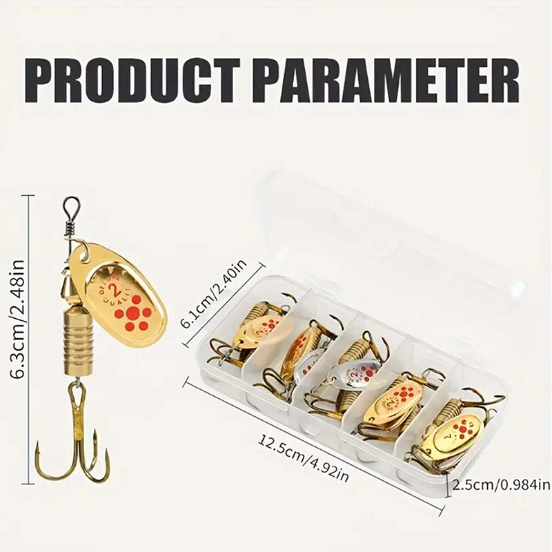 JSFUN 10 adet Döner Yem Seti,  - Fishing Lure Blade Bait incelemesi ve fiyatı
