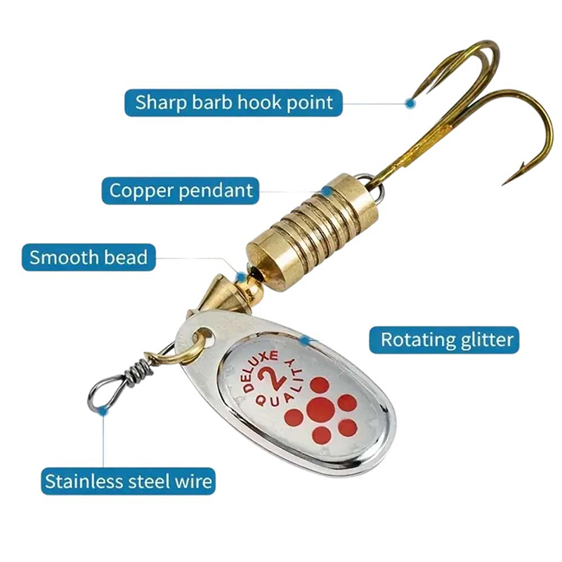 JSFUN 10 adet Döner Yem Seti,  - Fishing Lure Blade Bait incelemesi ve fiyatı