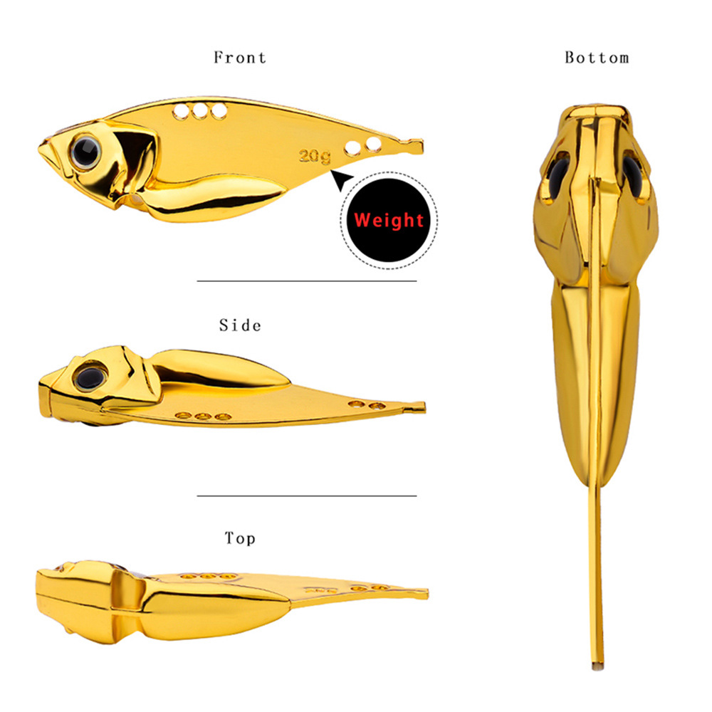 Kişiselleştirilmiş Kazınmış Bı - Fishing Lure Blade Bait incelemesi ve fiyatı